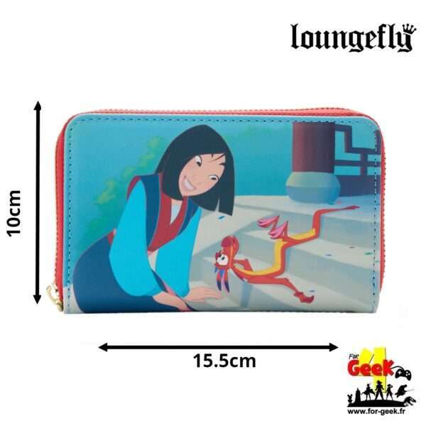 Portefeuille LoungeFly - DISNEY - Mulan "Princess Scene" destock