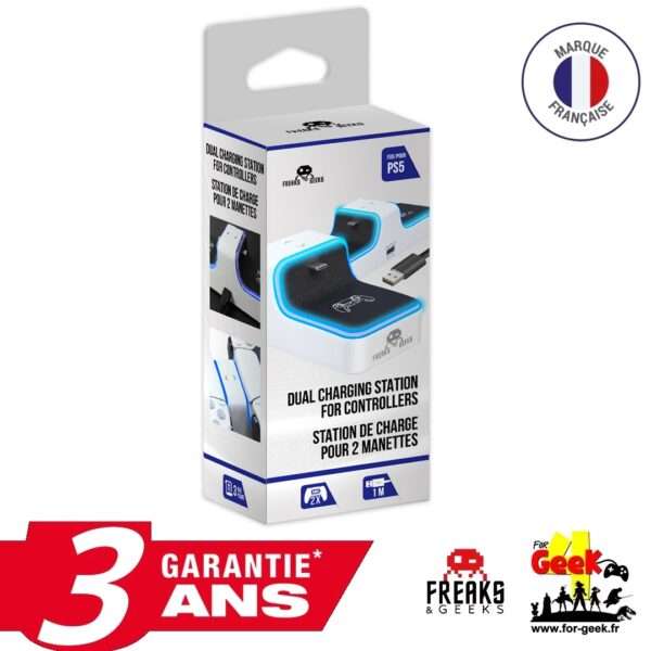 Double Dock de Recharge pour manettes PS5 F&G