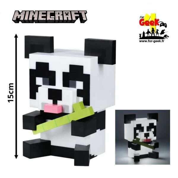 Lampe - MINECRAFT - Panda - 15cm