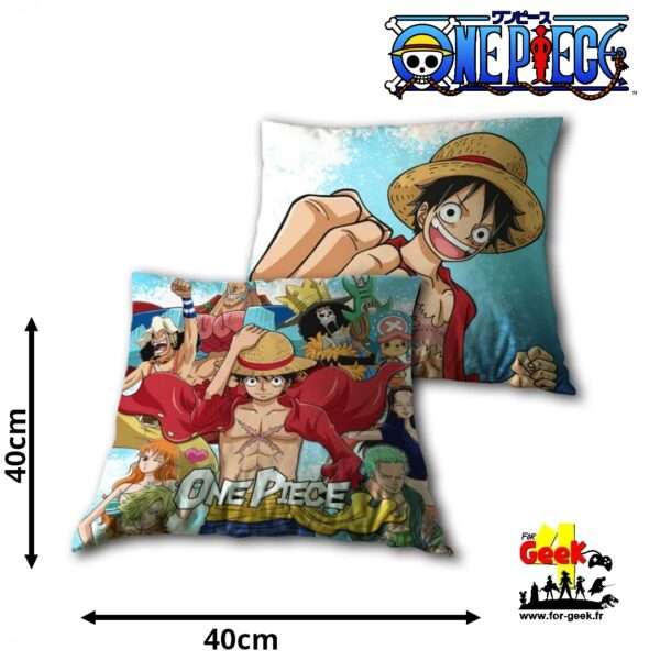 Coussin - ONE PIECE - Equipage du Chapeau de Paille - 40X40cm