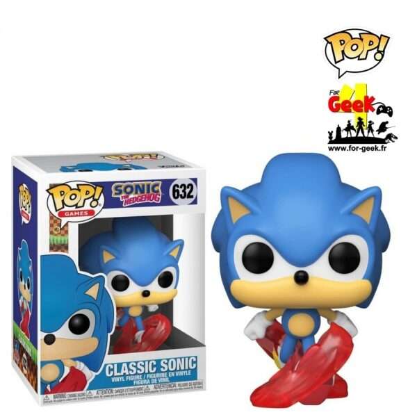 Figurine - SONIC - POP N° 632 - Running Sonic