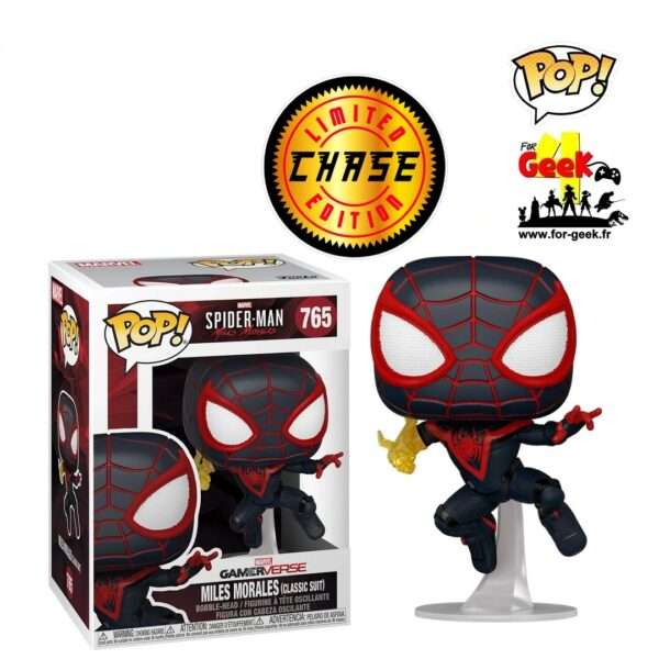 Figurine - MARVEL - POP N° 765 - Miles Morales (CHASE ED)