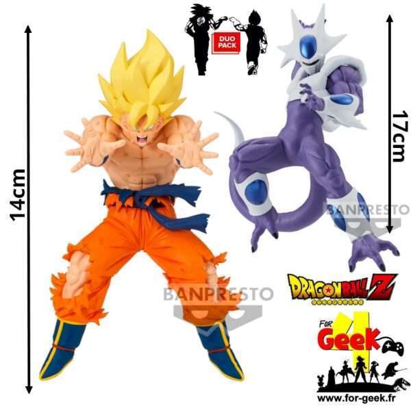 Duo Pack Figurines – DBZ – Goku & Cooler -14cm/17cm