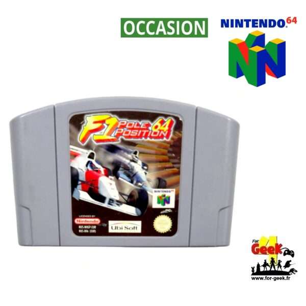 Jeu N64 - F1 Pole Position 64 - Occasion