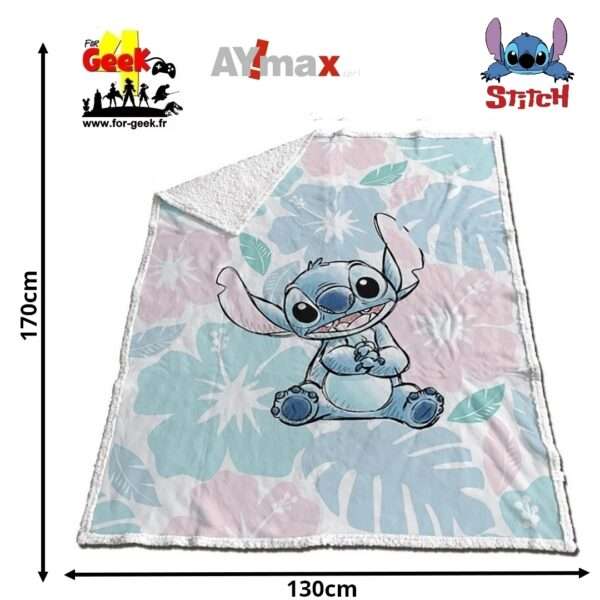 Couverture LILO & STITCH -  Sherpa 130x170cm - Stitch