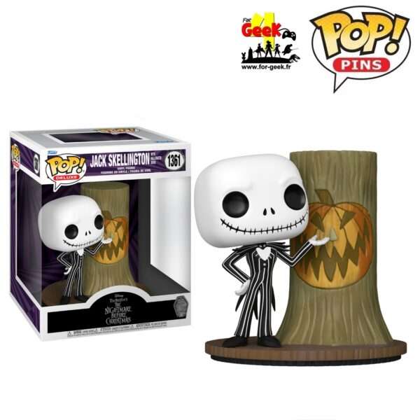 Figurine POP NBX Deluxe N° 1361 - Jack avec porte d'Halloween