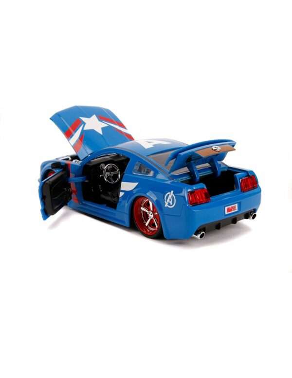 Véhicule -  MARVEL - Captain America Ford Mustang GT - 1:24 destock – Image 2