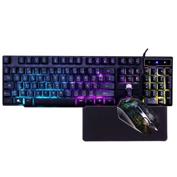 Pack Clavier Souris Tapis F&G CS-200 – Image 2