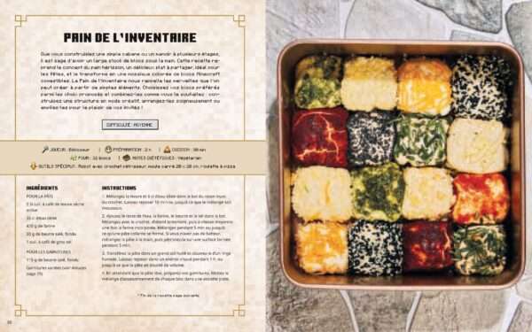 Livre Minecraft - Recettes : Assemblez, Cuisinez.... – Image 3