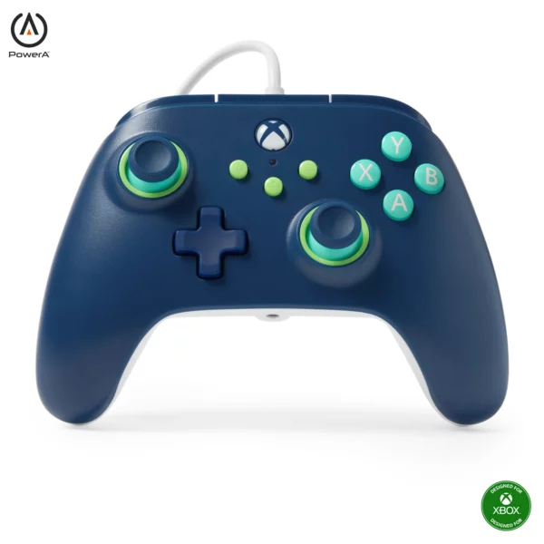 Manette Filaire- Xbox Series X/S et PC - Mariner Blue - Power A – Image 2