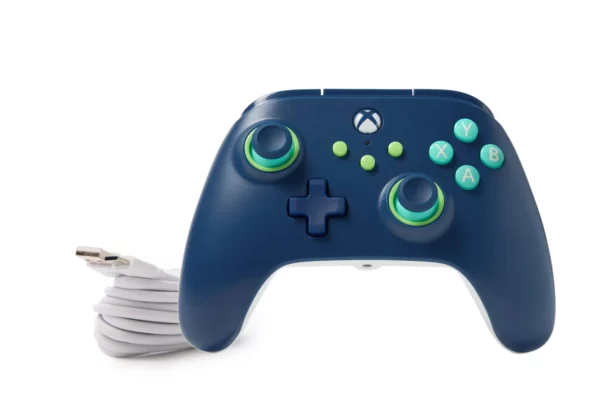 Manette Filaire- Xbox Series X/S et PC - Mariner Blue - Power A – Image 5