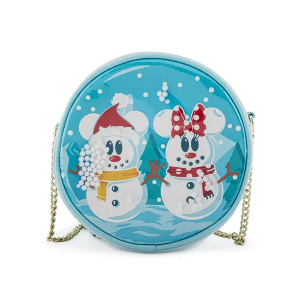 Sac à bandoulière loungely Snowman Minnie & Mickey Snow Globe Soldes – Image 2