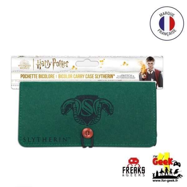 Pochette Feutrine Harry Potter Serpentard pour Switch