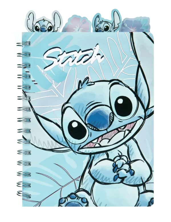 STITCH - Watercolor - Notebook A5 + 4 Séparateurs – Image 2