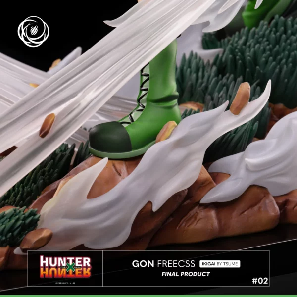 Statue HUNTER X HUNTER - Gon Freecss - Ikigai Résine 1/6 Tsume 25cm – Image 6