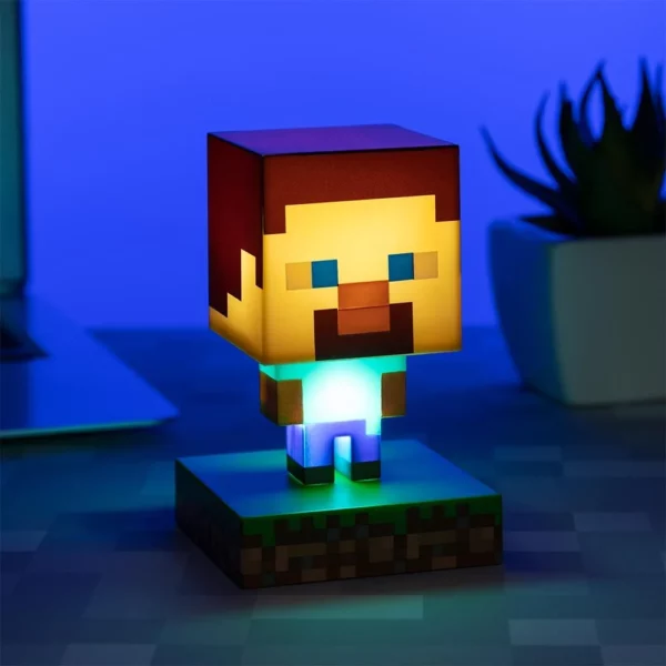 Lampe MINECRAFT - Steve - Icon 10cm – Image 3