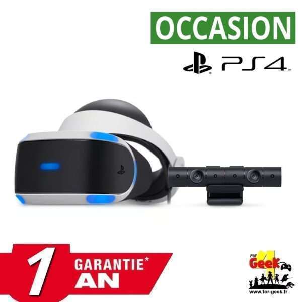 Casque VR PS4 - Réalité Virtuelle Sony PlayStation VR V2 + Camera V2 - OCCASION (Boîte)