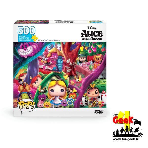 Puzzles 500 PCS DISNEY - Alice au Pays des Merveilles - POP