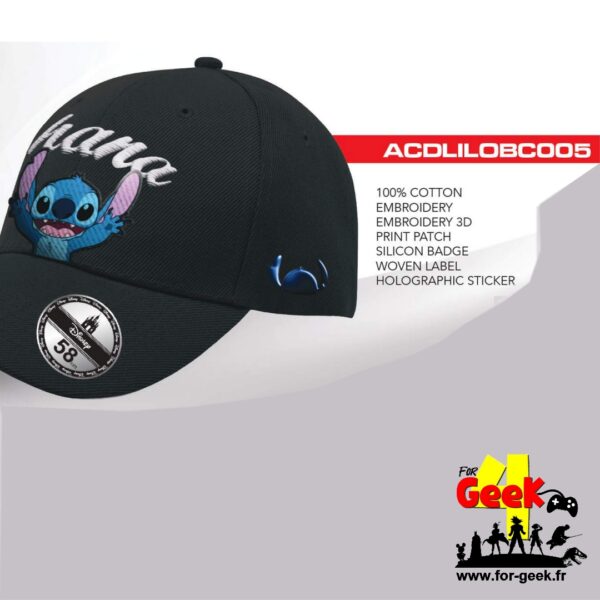 Casquette DISNEY - Stitch Ohana -