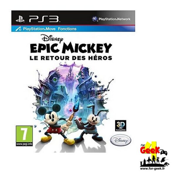 Jeu PS3 - Epic Mickey : Le retour des héros OCCASION