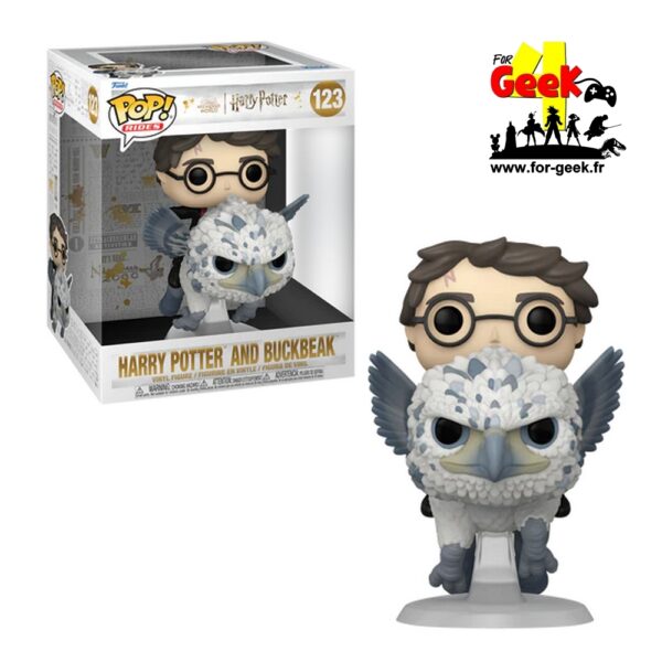 Figurine HARRY POTTER 3 - POP Ride DLX N° 123 - Harry & Buck