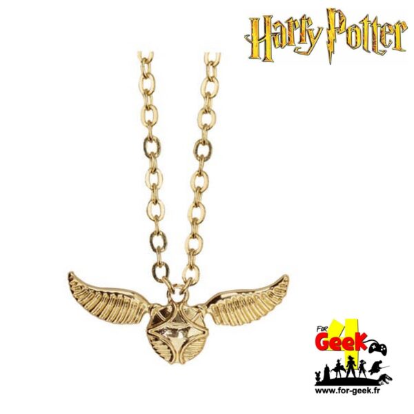 Collier Harry Potter et pendentif  - Vif d'or