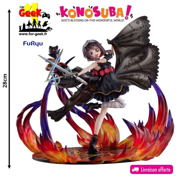 Statuette Konosuba -  Megumin the Black Rose Dress Ver. 28 cm