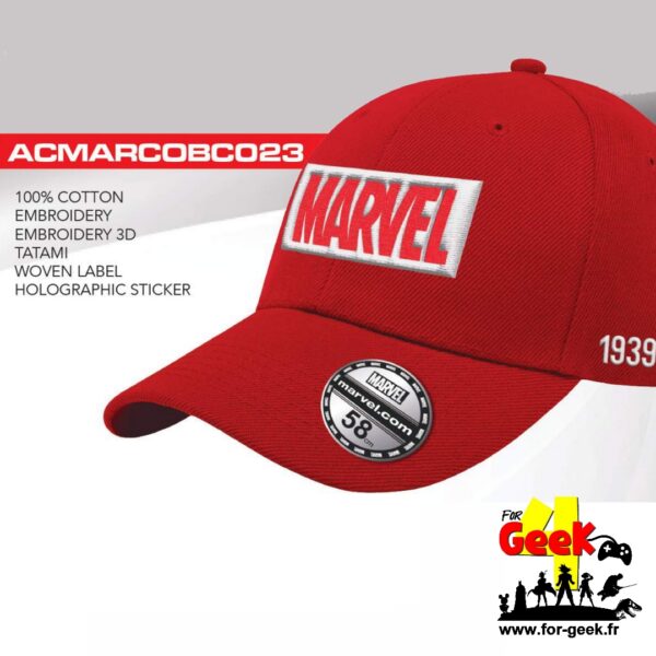 Casquette MARVEL - Logo