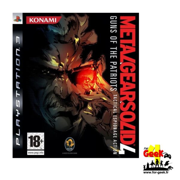 Jeu PS3 - Metal Gear Solid 4 : Guns of the Patriots - OCCASION