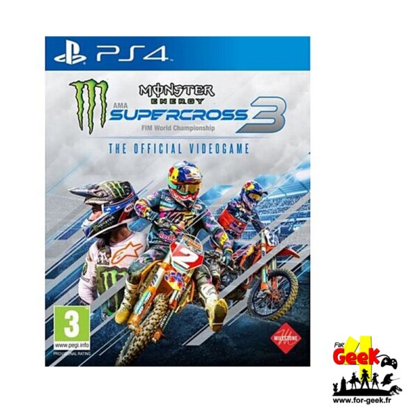 Jeu PS4 - Monster Energy Supercross : The Official Videogame 3 - OCCASION