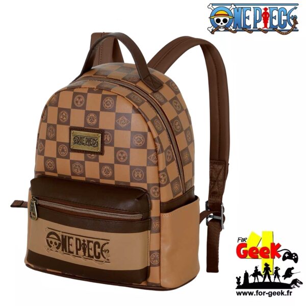 Sac à Dos ONE PIECE - Damier -  Heady '27x21x14cm'