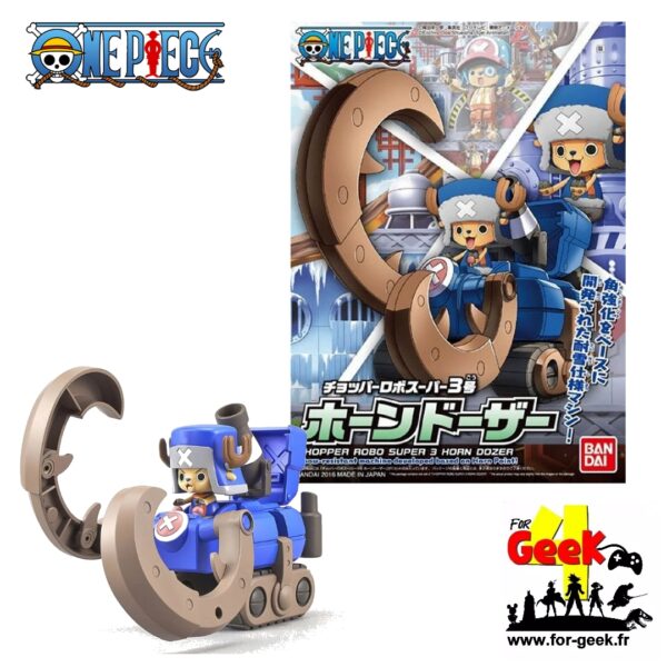 Model Kit - ONE PIECE -  Chopper Robo Super 3 Horn Dozer - 10 CM