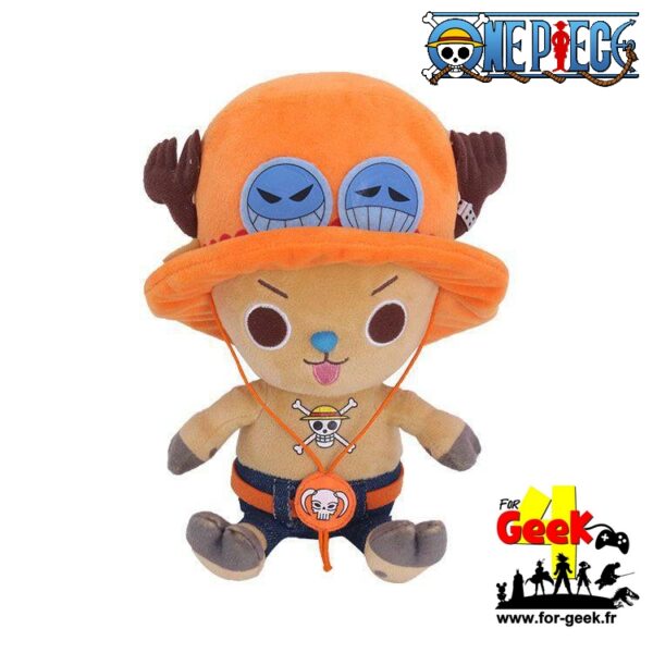 Peluche ONE PIECE - Chopper x Ace 11cm