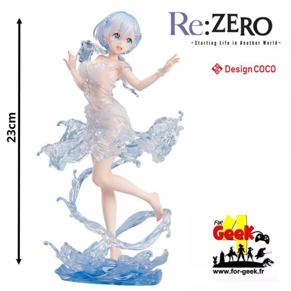 Statuette Re:Zero - 1/7 Rem Aqua Dress 23 cm