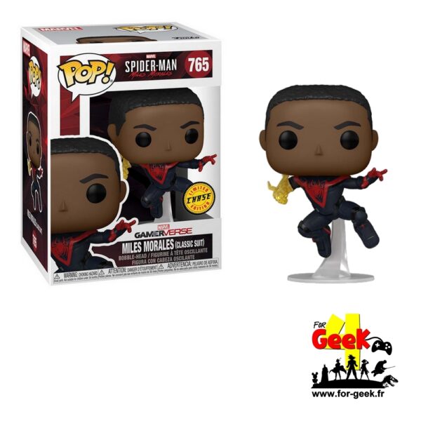 Figurine SPIDER-MAN - POP N° 765 - Miles Morales ED. CHASE