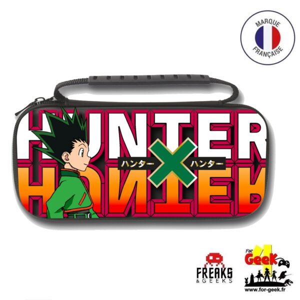 Sacoche Hunter X Hunter Slim pour Switch et Switch Oled - Logo couleur - Gon profil