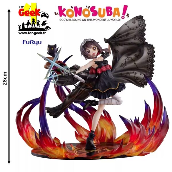 Statuette Konosuba -  Megumin the Black Rose Dress Ver. 28 cm