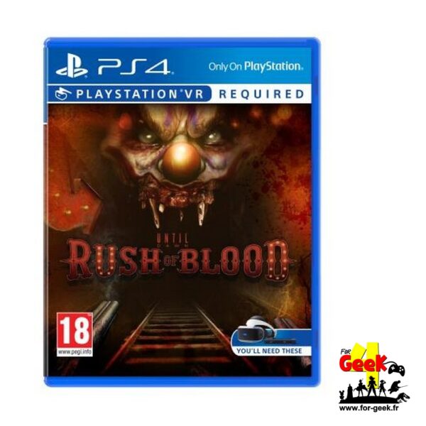 Jeu PS4 - Until Dawn Rush of Blood VR - OCCASION