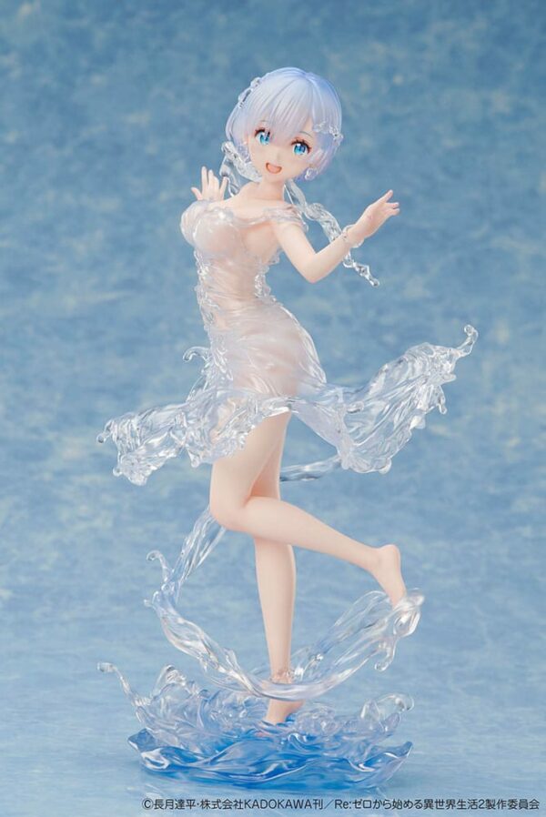 Statuette Re:Zero - 1/7 Rem Aqua Dress 23 cm – Image 5