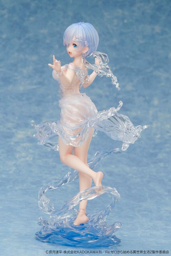 Statuette Re:Zero - 1/7 Rem Aqua Dress 23 cm – Image 6