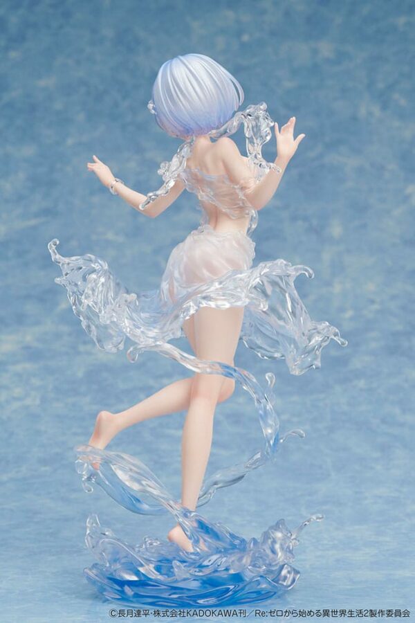 Statuette Re:Zero - 1/7 Rem Aqua Dress 23 cm – Image 7