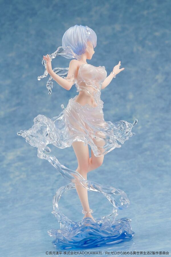 Statuette Re:Zero - 1/7 Rem Aqua Dress 23 cm – Image 8