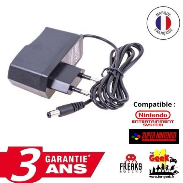 Alimentation Secteur Nintendo & Super Nintendo