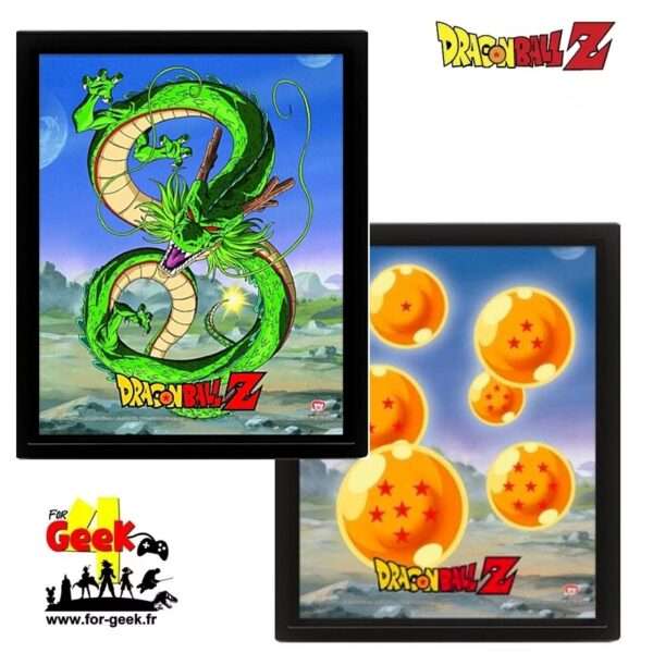 Cadre 3D DBZ - Shenron Unleashed - 26x20cm