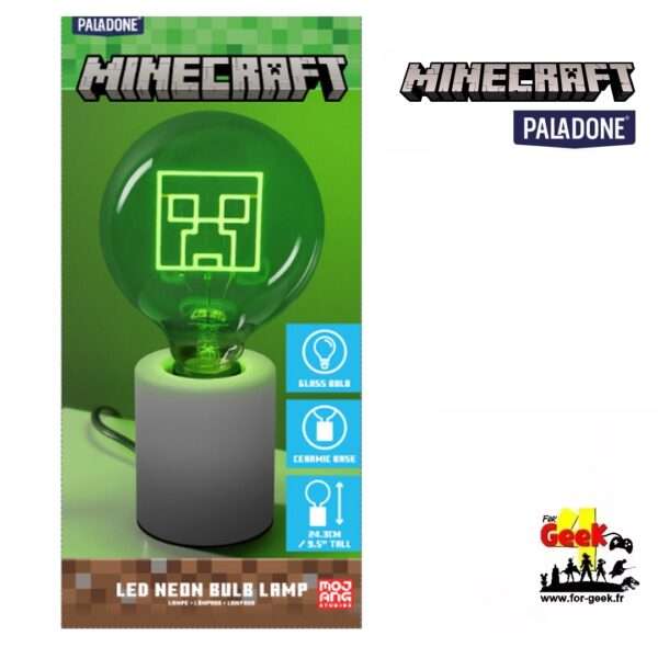 Lampe Néon LED - MINECRAFT - Creeper