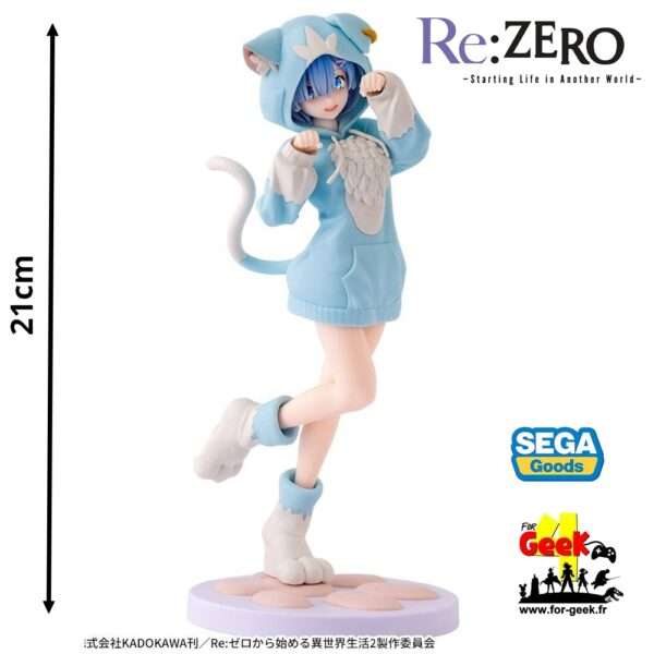 Figurine RE ZERO - Rem "Mofumofu Pack" - 21cm