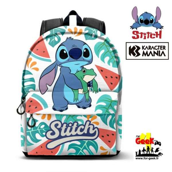 Sac à Dos DISNEY - STITCH & Grenouille - 44x31x18cm