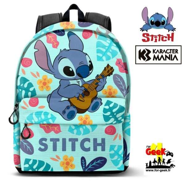 Sac à Dos DISNEY - STITCH & Guitare - 44x31x18cm