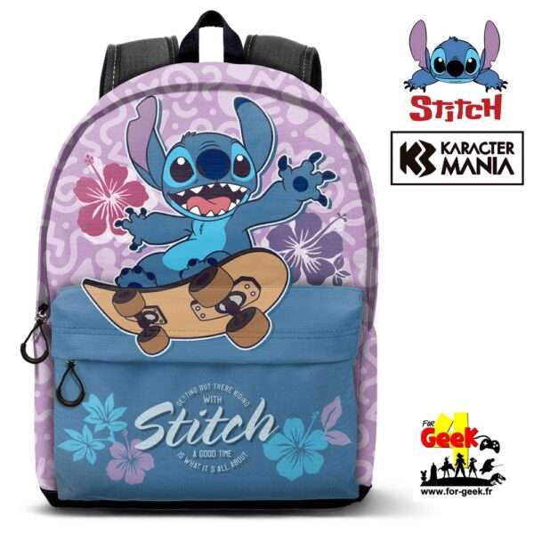 Sac à Dos DISNEY - STITCH & Skate - HS FAN '44x31x18cm'