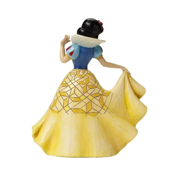 Figurine Disney Traditions - Blanche-Neige En Robe Decor Chateau 15cm – Image 2